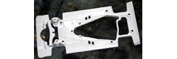 NSR NSR1413 HARD (White) Chassis for Audi R18 Inline