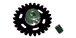 NSR 2006432 32T Extra Light SW PLASTIC Axle Gear 17.5mm For 2mm Axle