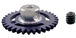 NSR 2006633 33T Extra Light AW PLASTIC Axle Gear 16mm For 2mm Axle
