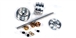 NSR 4013 REAR KIT w/ 17" WHEELS AW NINCO