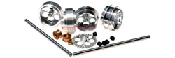 NSR NSR4212 Front & Rear PRO Axle Kit SW Scalextric & Fly 17"