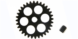 NSR NSR6032 32 Tooth extra light low friction sidewinder gear for 3/32" axles - 17.5mm dia.