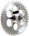 NSR 6138 38t Extra light sidewinder gear 18.5mm