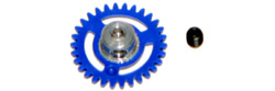 NSR NSR6630 3/32 PLASTIC ANGLEWINDER GEAR 30T BLUE for NSR AW 16mm