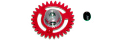 NSR NSR6631 3/32" PLASTIC ANGLEWINDER GEAR 31T RED for NSR AW 16mm