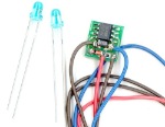 Overdrive Slotservice ODXKP Light kit with electronics for pace car or police car roof lights.