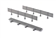 POLICAR P020g-10 Guardrail Gray 25 cm � 10pcs