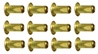 Parma P621 Brass Collars / Spacers for 1/16" (1.6mm) axles -12 pcs.