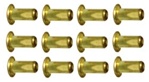 Parma P621 Brass Collars / Spacers for 1/16" (1.6mm) axles -12 pcs.