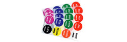 Parma P751BP Slot Car Lane Stickers - 200 Sheets