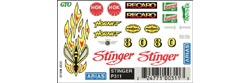PINECAR PC311 Stinger Dry Transfer Decals