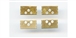 PLAFIT PL1314CPB BRASS Ballast Weights (4 pcs. / card) 1.2mm Thick