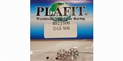 PLAFIT PL811506 New Racing Wheels - Front Wheels for 3mm Axle 15x6mm (Pair)