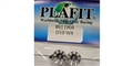 PLAFIT PL811908 New Racing Wheels - Front Wheels for 3mm Axle 19x8mm (Pair)