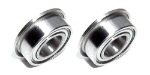 Plafit PL8262 High Precision grade 3/32"x3/16" ball bearings flanged (Pair)
