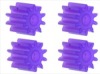 Plafit PL8501C Press-Fit Plastic Pinion Gears - 10 Tooth - 4 Pinions / package