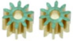 Plafit PL8511C Press-Fit Brass Pinion Gears - 10 Tooth - 2 Pinions / package