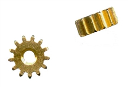 Plafit PL8511F Press-Fit Brass Pinion Gears - 13 Tooth - 2 Pinions / Package