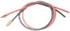 Professor Motor PMTR1052 1/32 silicone lead wire 2x6"(15cm) blk/red with high performance ends