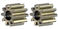 Professor Motor PMTR1078 10 tooth steel 64 Pitch press-on motor pinion gears