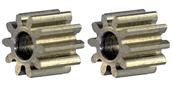 Professor Motor PMTR1078 10 tooth steel 64 Pitch press-on motor pinion gears