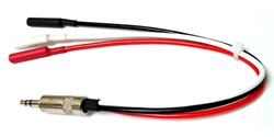 Professor Motor PMTR2025 Home Set Adapter Harness Bannana Plugs / Alligator Clips to 3.5mm Plug