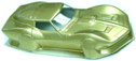 Professor Motor PMTR3514G Reproduction 1960's  MPC Series II Mako Shark 1/24 Painted Body - Gold Color