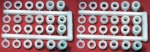 Professor Motor PMTR5040 2 Sets Vintage Style Repro 1/8" Axle Spacers