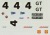 Ortmann PMTR6426 1/24 Stabo Ford GT40 Sebring Waterslide Decal
