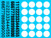 Professor Motor PMTR6509 1/24 Generic Numbers with non-outlined meatballs & 2 unique number styles