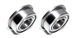 Pro Slot PS-410 3/32 x 3/16" Flanged Axle Ball Bearings Sealed