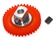 Pro Slot PS-671-35 Bulk Pack Polymer Axle Gear 35T 64P 25 pcs.