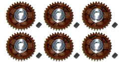 Pro Slot PS-682-32 Polymer Axle Gears 48 Pitch 32 Tooth x 6