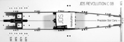 Precision Slot Cars PSC1550 JDS Revolution C-08 sidewinder drag chassis fixture