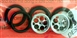Pro-Track PT411J3D "Magnum 3D" 3/4" O-Ring Drag Fronts 1/16" Axle Silver
