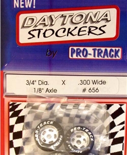 Pro-Track PT656A  Foam "Daytona Stockers" FRONT 1/24 Tires 1/8 X .750 X .300