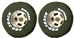 Pro-Track PTN327A Daytona Stock Car Rears 0.825" x 0.800" 1/8" Axle Silver Natural Rubber