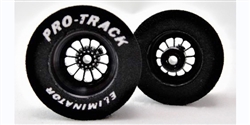 Pro-Track PTN407E3DBLK Drag Rears 1 1/16" x 0.535" "3D" TURBINE 3/32" Axle BLACK