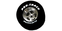 Pro-Track PTN407i3D Drag Rears 1 1/16" x 0.535" PRO STAR 3/32" Axle SILVER 3D Machining