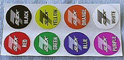 Slick 7 S7-161 Lane Stickers - 10 pcs. / package