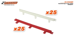 SCALEAUTO SC-10120BP Scaleauto  Guardrail type-1 Bulk Pack (red- white)