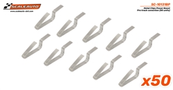 Scaleauto Metal Power Boost Clips for Pro Track System - 50 Pcs.