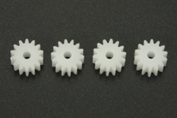 SCALEAUTO SC-1014 Nylon Pinions 14 Tooth for 2mm motor shaft