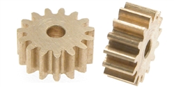 SCALEAUTO SC-1015 BRASS Pinions 15 Tooth for 2mm motor shaft