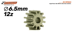 SCALEAUTO SC-1095E65 BRASS Ergal Pinions 12 Tooth for 2mm motor shaft