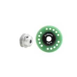 SCALEAUTO SC-1110R Nylon crown Gear 24t - For 3/32" (2,38mm) axle - M2.5 screw - Outside diameter: 12.8mm