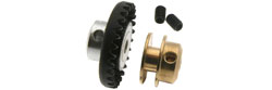 SCALEAUTO SC-1113 27 Tooth Setscrew Crown Gear for 3/32" axle