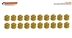 SCALEAUTO SC-1120A Brass Spacers 2mm for 2.38mm (3/32) axle