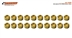 SCALEAUTO SC-1120B Brass Spacers 1.5mm for 2.38mm (3/32) axle