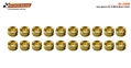 SCALEAUTO SC-1120B Brass Spacers 1.5mm for 2.38mm (3/32) axle